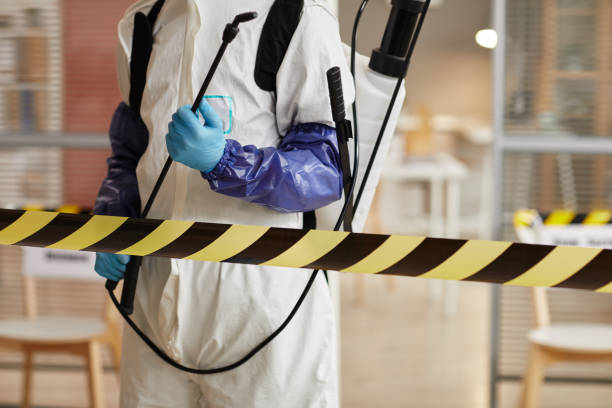 Professional Blood Cleanup technician working in Worley, ID